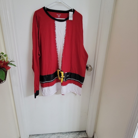 Red santa longsleeve tee xxl - Picture 1 of 9